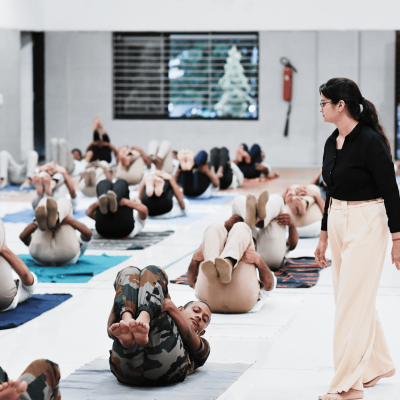 Ergophyx provides a employee physical well-being program to the SURAT POLICE and helps them understand the benefits of workplace wellness programs.